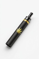 Stylish thc vape pen with cannabis leaf design for contemporary living