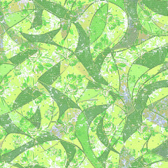  A seamless pattern of intertwining abstract lines.