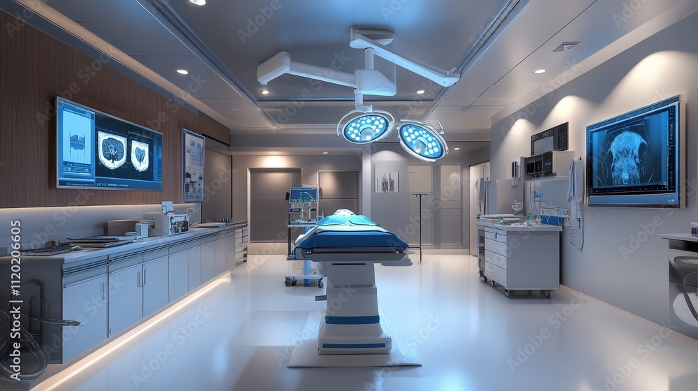 Poster imagine the field of surgery, where skilled surgeons perform life-saving operations using precise te