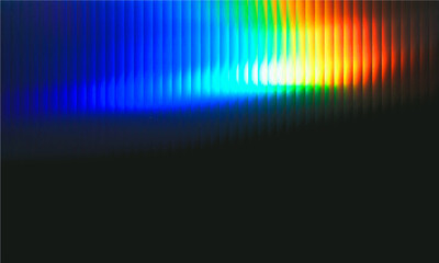 Gradient Multicolored. Vector Glass grainy Blurred neon in pastel colors. For covers, wallpapers, branding and other projects. Multicolored glass texture for banner, wallpaper, template, print.