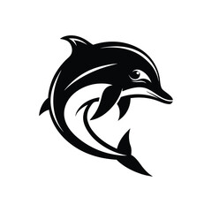 creative whale, shark, penguins, gaming mascot logo and vector art design