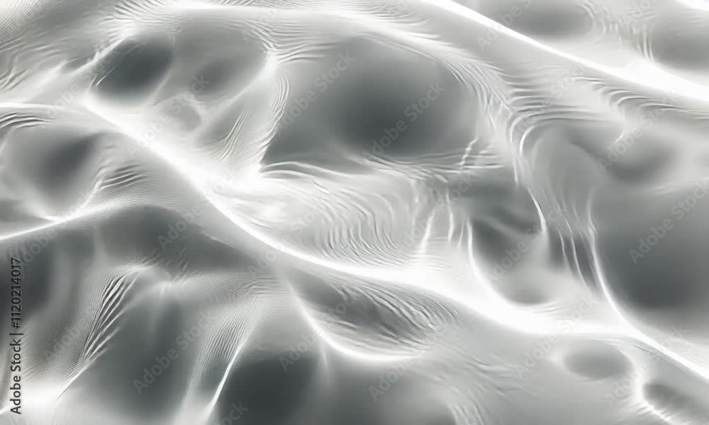Aufkleber mesmerizing light patterns dance across the surface of tranquil water on a calm afternoon in a seren
