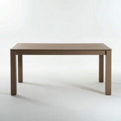 table isolated on white