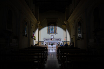 Fototapeta premium Isernia, Molise. Church of the Immaculate Conception 1024