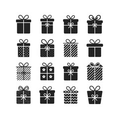 Elegant Christmas Gift Set Vector Illustration Perfect for Holiday Celebrations and Seasonal Designs.
