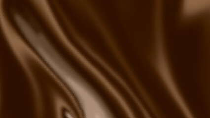 Rich dark chocolate hues with shimmering metallic foil. Fluid, undulating texture reminiscent of molten metal. Glossy finish reflecting light in dynamic patterns. For promotional materials , branding.