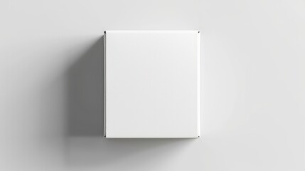 Blank White Cardboard Box Packaging Product Mockup Design