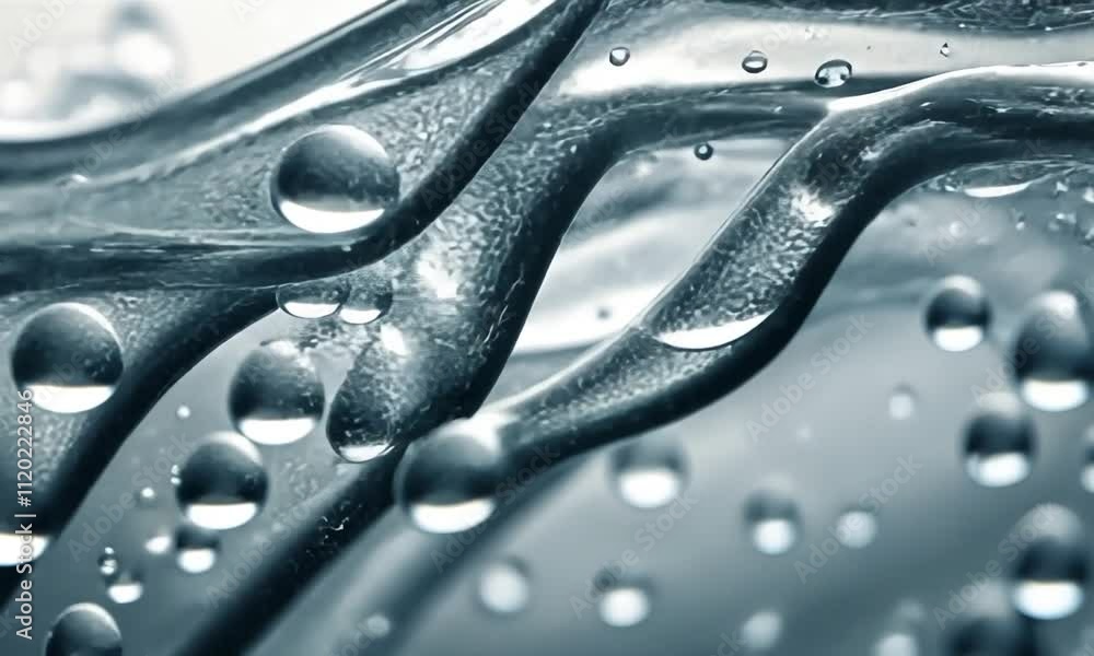 Poster dancing droplets create mesmerizing splashes in crystal-clear water under soft morning light. genera