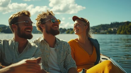 The Joyful Friends on Boat