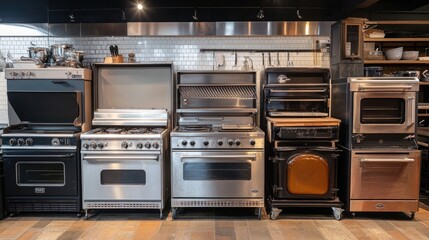 Obraz premium A Collection of Modern Kitchen Appliances for Culinary Excellence