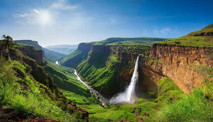 Maletsunyane Falls: Africa's Hidden Gem and the Most Beautiful Waterfall in the World"