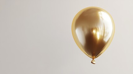 The Elegant Gold Balloon