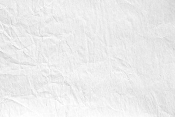 Crumpled white background paper texture