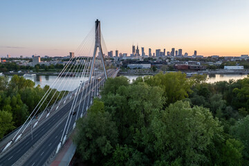 Warsaw, Poland - view of the city.
