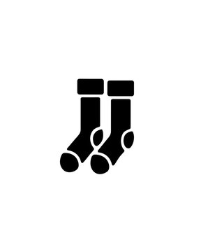 This is a Christmas senta docks vector icon illustration image 
