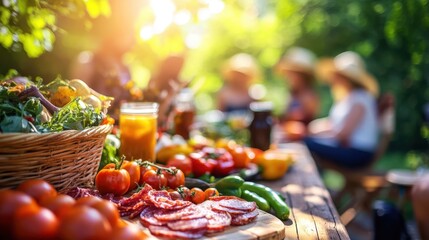 Obraz premium The Summer Garden Feast