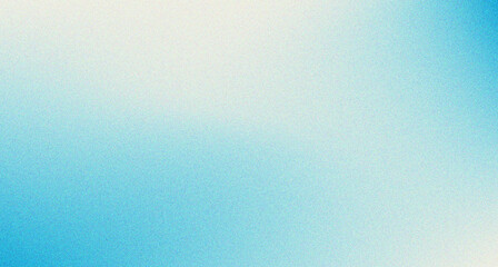 Light sky blue with white wave grainy abstract background with copy space for design