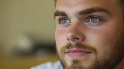 Obraz premium Attentive Businessman Listening to Colleague in Office Discussion
