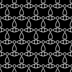 Black and White seamless Pattern