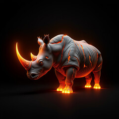 Fototapeta premium rhino