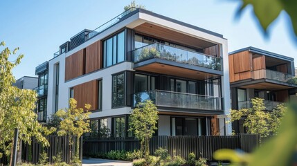 Modern Contemporary House with Lush Landscape