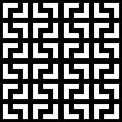 Black and White seamless Pattern