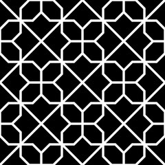 Black and White seamless Pattern