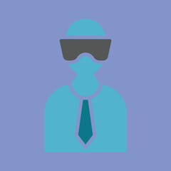 VR Headset Icon Design
