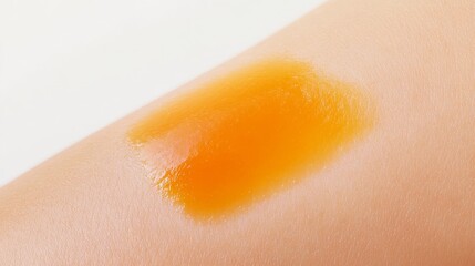 Fototapeta premium A person's arm with a small brown spot on it