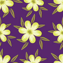 vintage floral ,flower seamless pattern background