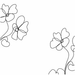 floral background with flowers