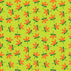 textile design with beautiful flowers pattern image