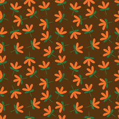 textile design with beautiful flowers pattern image