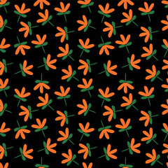 textile design with beautiful flowers pattern image