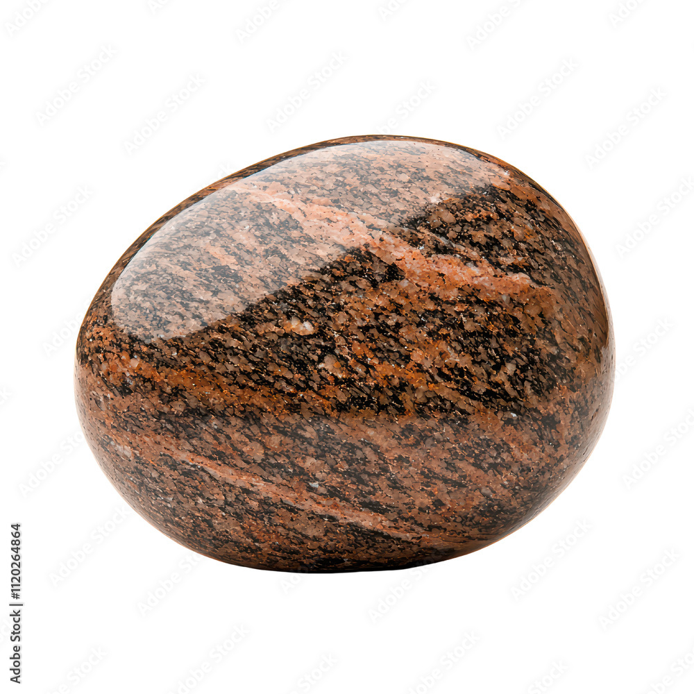 Poster smooth granite stone with polished surface, showcasing rich colors and patterns. ideal for decorativ