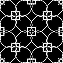Black and White seamless Pattern