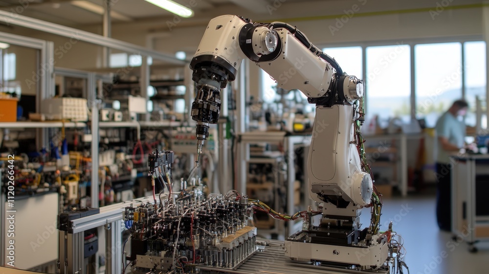 Poster mechatronics is an interdisciplinary field that combines mechanical engineering, electrical engineer