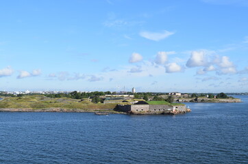 Aerial view of Suomenlinna, Helsinki, Finland