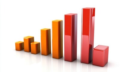 A row of tall buildings are shown in a white background