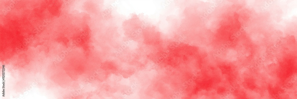 Poster abstract watercolor texture vibrant red hues and soft blending