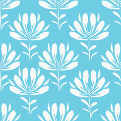 Romantic Boho floral pattern, Persian pattern Indian floral pattern, Vector Illustrasion ,Design for fashion , fabric, textile, wallpaper , wrapping and all prints