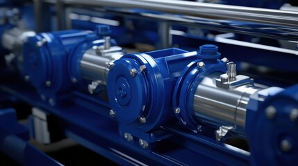 The Blue Industrial Pump System