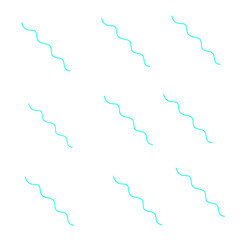 png of Seamless pattern with Scattered wave lines art