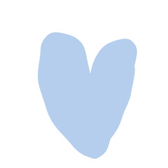 Abstract heart shape art