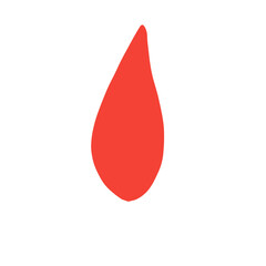 Fototapeta premium Red drop icon art