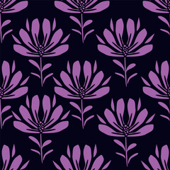 Romantic Boho floral pattern, Persian pattern Indian floral pattern, Vector Illustrasion ,Design for fashion , fabric, textile, wallpaper , wrapping and all prints