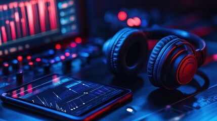 The Headphones and Tablet Setup