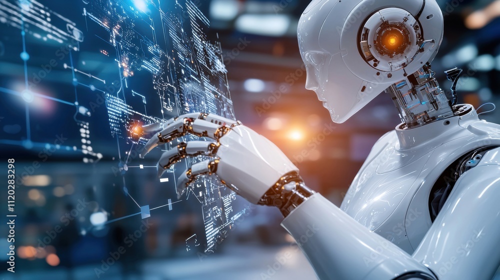 Poster advanced robotics for hazardous materials an innovative technical showcase in high-tech industries