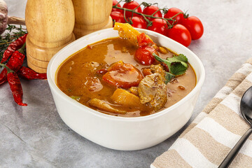 Yellow Thai curry with beef