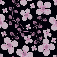 Elegant floral pattern in small yellow flower. Liberty style. Floral seamless background for fashion prints. Ditsy print. Seamless vector texture. Spring bouquet.